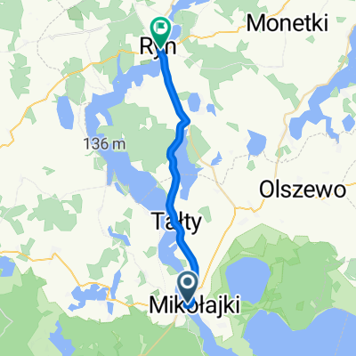 al Kasztanowa, Mikołajki do Ratuszowa, Ryn