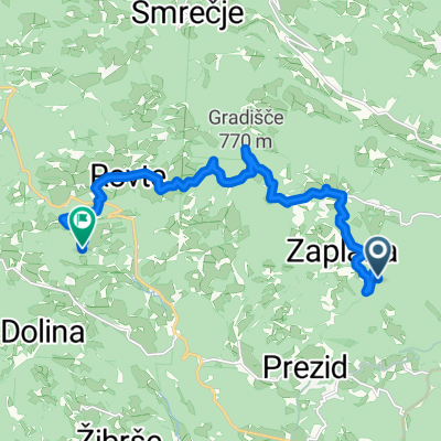 Zaplana, Vrhnika to Rovte, Rovte