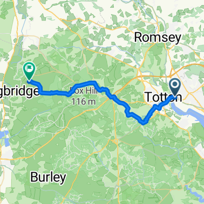 Southampton Station to Godshill Pottery