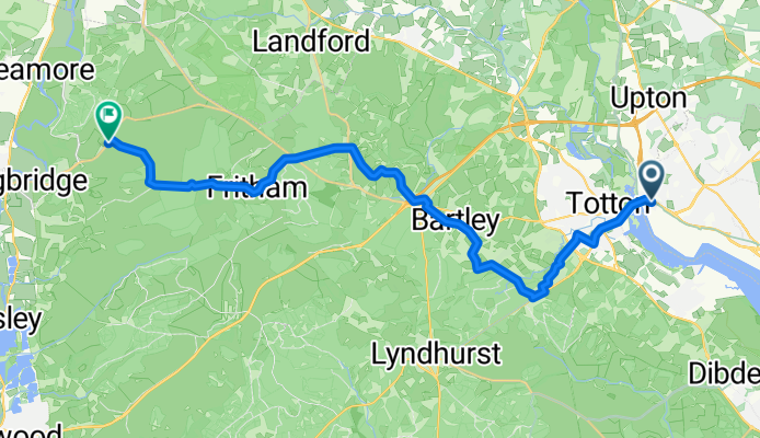 Southampton Station to Godshill Pottery