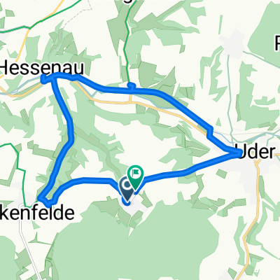 Hessenau Uder und zurück