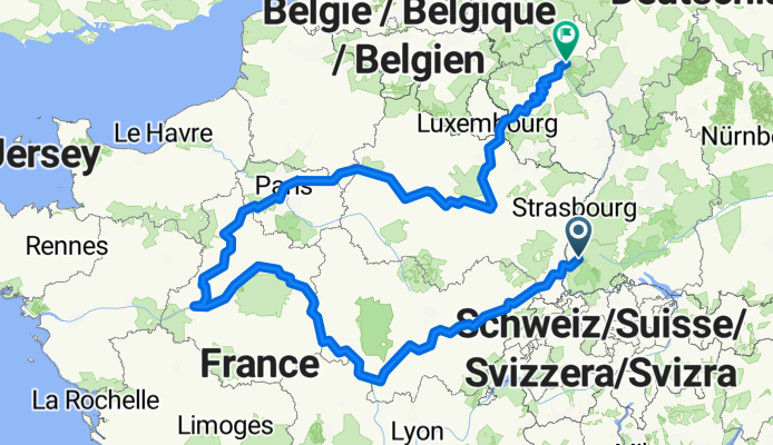 Von Freiburg im Breisgau bis Koblenz