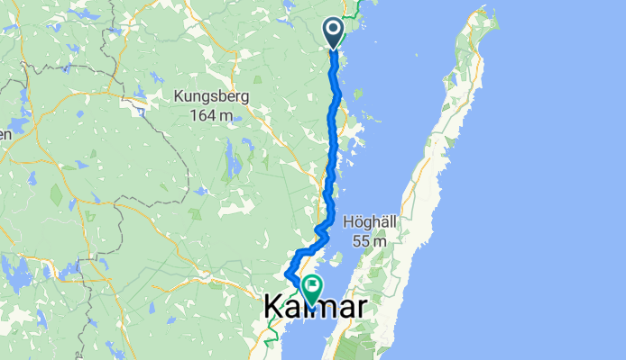 1. Oskarshamn nach Kalmar