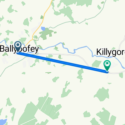 Route from Blackrock Drive to the Cross