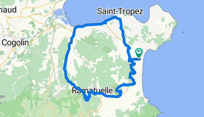 Route in Ramatuelle