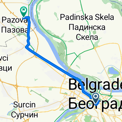 Route from Савска
