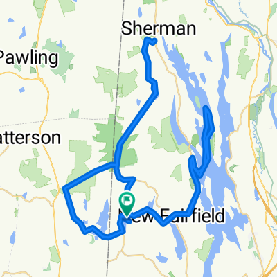 Ball Pond Rd E, New Fairfield to Ball Pond Rd E, New Fairfield