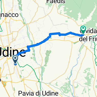 Viale Palmanova, Udine to Via del Laterano, Cividale del Friuli