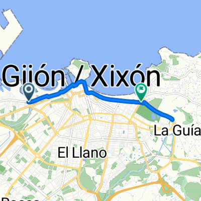 Calle de Mariano Pola, Gijón to Avenida Rufo García Rendueles, Gijón