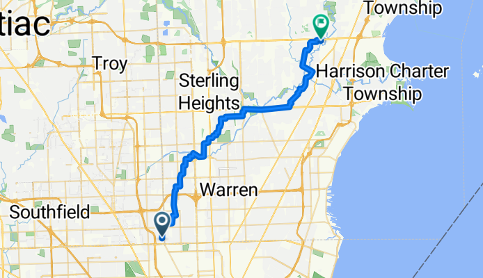 East Elza Avenue to CJ's on Hall Road