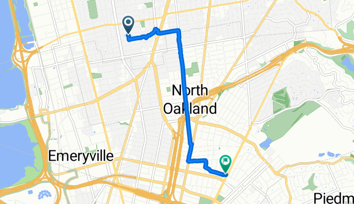 California St, Berkeley to 41st St, Oakland