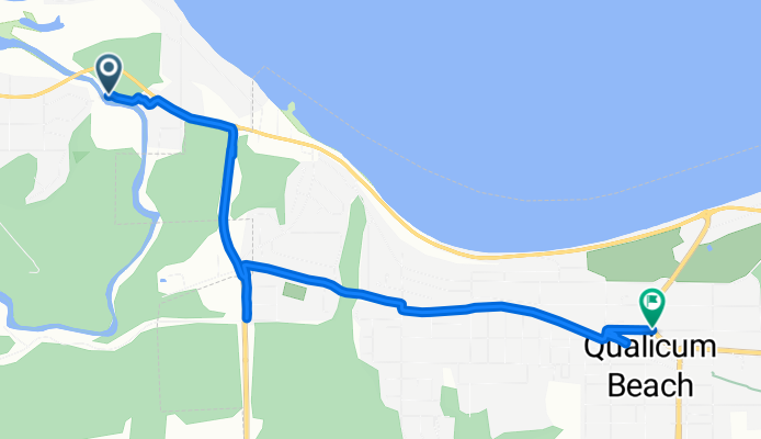 Gold Rd, Nanaimo à Sunningdale Rd W, Qualicum Beach