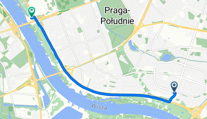 J Meissnera, Warszawa do most Ks Józefa Poniatowskiego, Warszawa