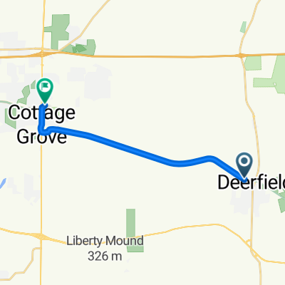W Nelson St, Deerfield to E Cottage Grove Rd, Cottage Grove