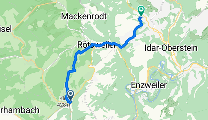 Hauptstraße, Niederbrombach do Turnhallenstraße, Idar-Oberstein