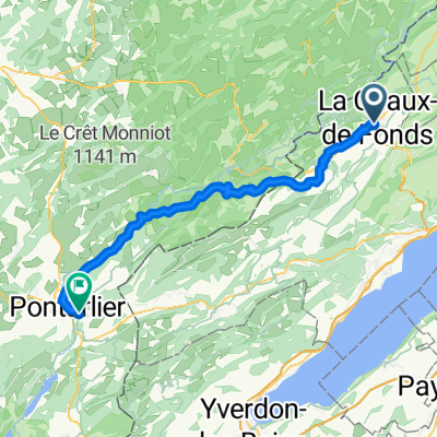 01 Route nach Pontarlier