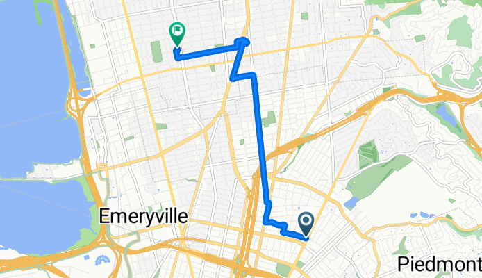 41st St, Oakland to Sacramento St, Berkeley