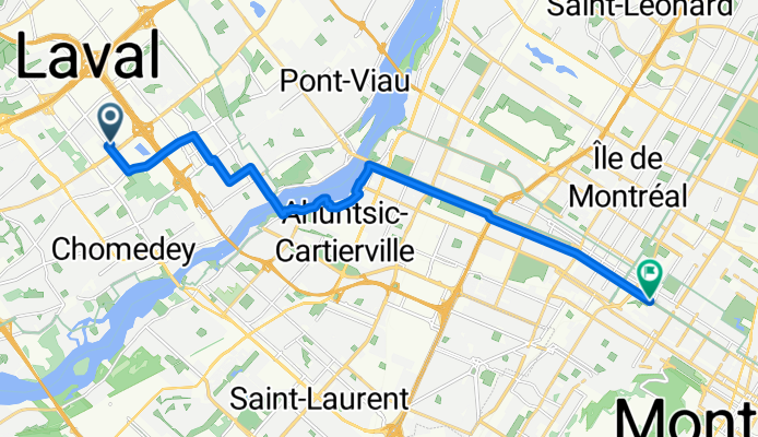 Centropolis direction Plateau Mont-Royal