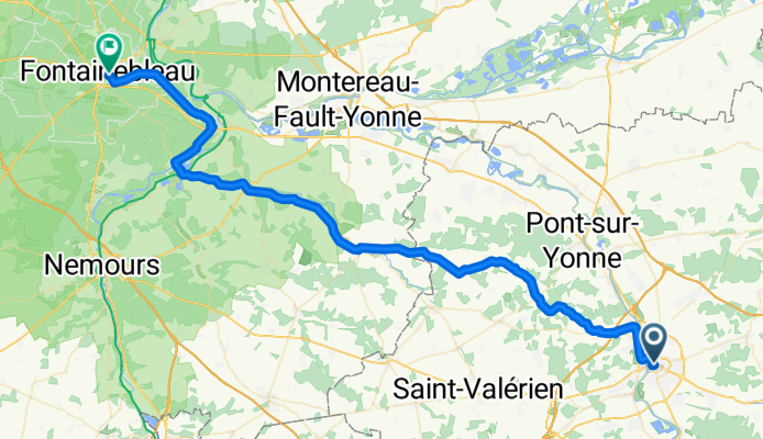 Sens —— Fontainebleau