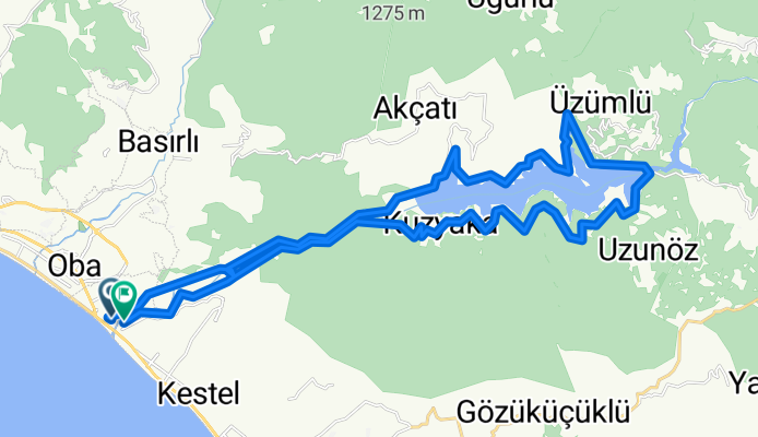Route in Alanya