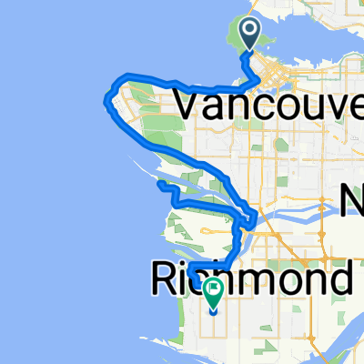 Chilco St, Vancouver to Railway Ave, Richmond