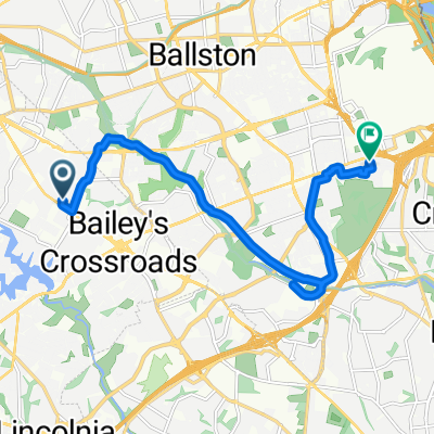 Leesburg Pike, Falls Church to S Rolfe St, Arlington