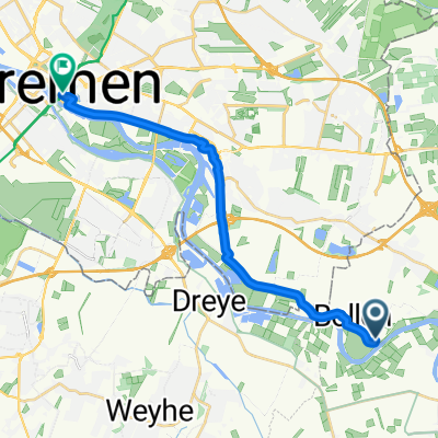 Bollener Deich nach Böttcherstraße