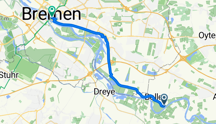 Bollener Deich nach Böttcherstraße