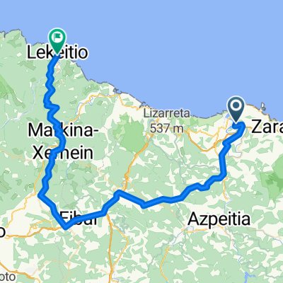 Zumaia to Lekeitio