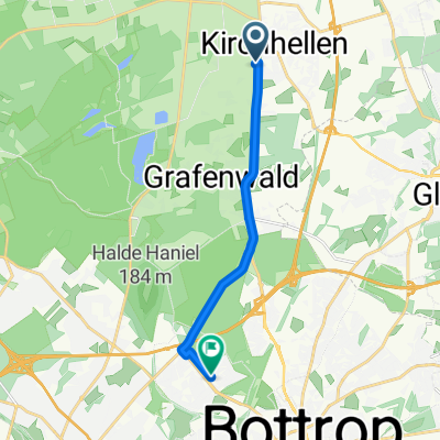 Route zu Nachhilfeinstitut Bottrop