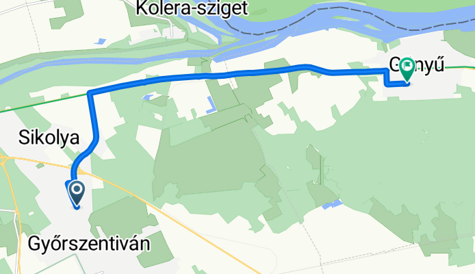 +10 kmDiák út - Arany János utca