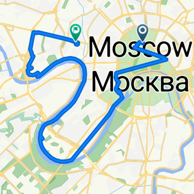 улица Петровка, Москва до улица Красная Пресня, Москва