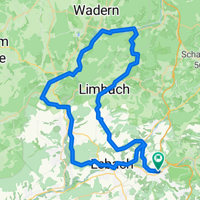 RW 57km Epp- Calmesweiler-Aschb.- Niedersaubach-Limbach-Krettnisch-Bardenb.-Büschf.-Michelb.-Schmelz-Lebach-Aschb.- Calmesweiler-Epp.