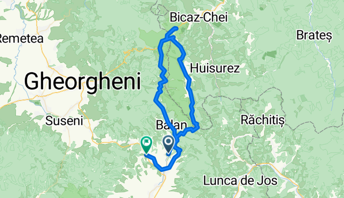 Balan- Lacul Rosu- Cheile Bicazului- Trei Fantani-Balan