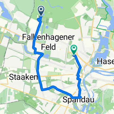 Spandau, Berlin nach Am Heimhort, Berlin