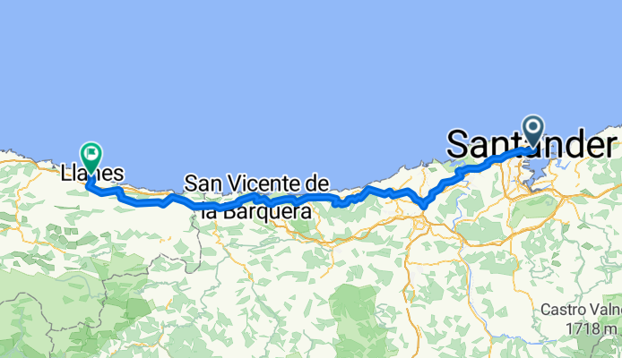 6 Santander - Llanes km 105