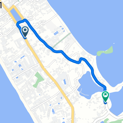 Route from White Beach Path