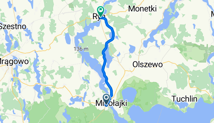 Leśna, Mikołajki nach M Kopernika, Ryn