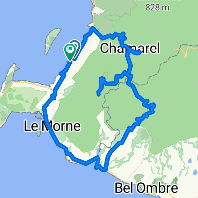 Chamarel Waterfall, Seven Coloured Earth Geopark. + Black River Gorges National Park