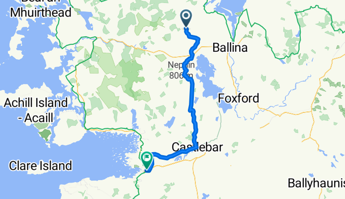 Garrynagran, Ballina to James St, Westport