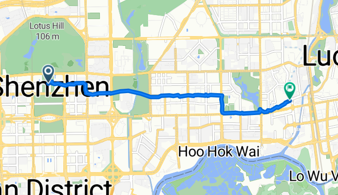 蓮花山公園 to 红宝路 122-1