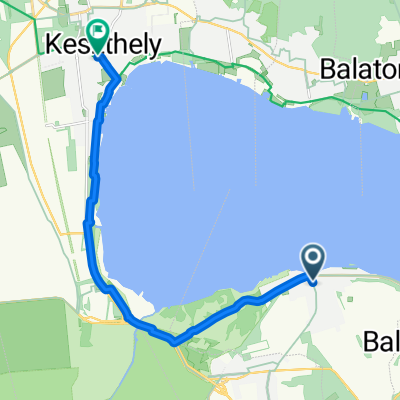 Kossuth Lajos utca, Balatonberény do Kossuth Lajos utca, Keszthely
