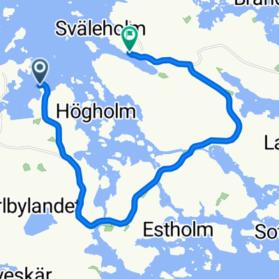 Pyhän Olavin Merireitti, Kökar to Pyhän Olavin Merireitti, Kökar