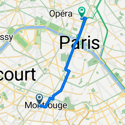 From Montrouge to Paris