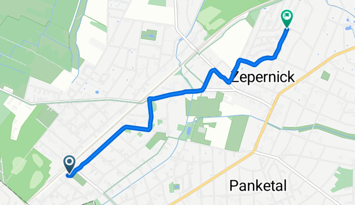 Heinestraße, Panketal nach Oderstraße, Panketal