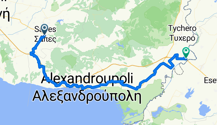 Sapes a Ipsala (88km Gmap)