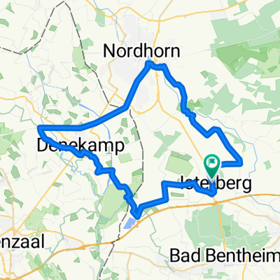 47,4 km Nordhorn-Denekamp-Hestrup