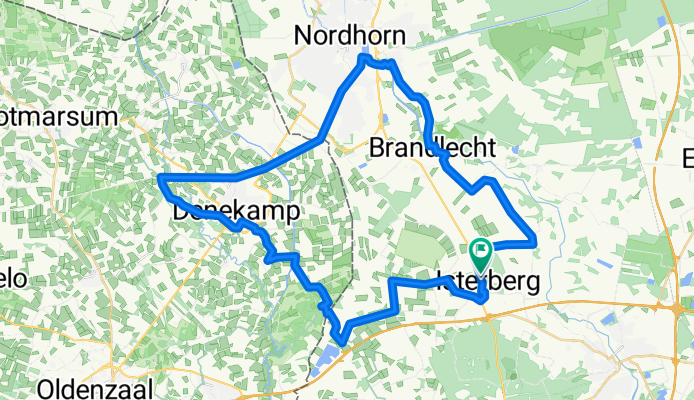 47,4 km Nordhorn-Denekamp-Hestrup
