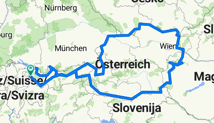 Route in Feldkirch