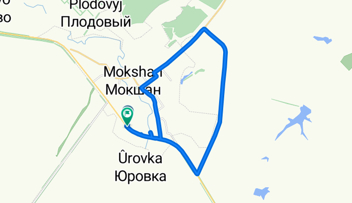 Маршрут в улица Дружбы